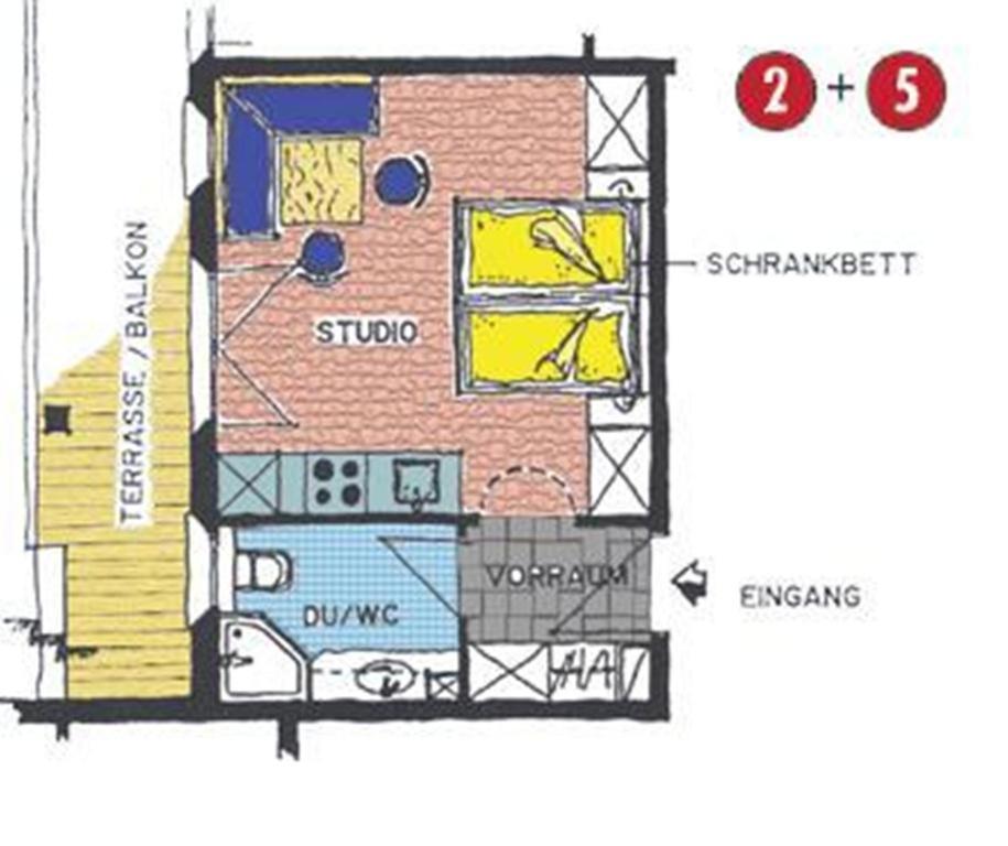 Appartement Laerchenhof Samnaun Camera foto